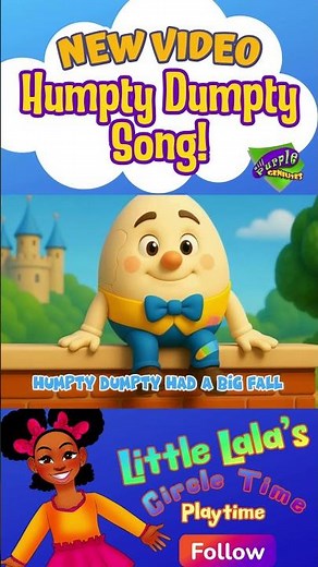 Humpty Dumpty Song| Nursery Rhymes | Humpty Dumpty Nursery Rhyme| Lala's Nursery Rhymes
