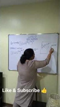 Real Numbers Class 9 maths Easy Method to solve exponents problem #shorts