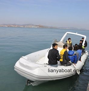 [Hot Item] Liya 8.3m Twin Engine Boat Big Inflatable Boat Rigid Tender Prices