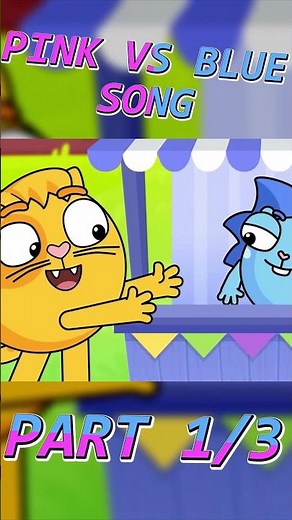 🩷 Pink VS blue song 🩵 PART 1 🐨 Kids songs and nursery rhymes #forkids #preschool #educational