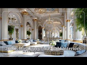 2025’s Most Luxurious Gold Interiors in a Pennsylvania Dream Mansion