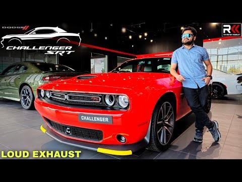 Dodge Challenger SRT V8 Muscle car with loaded features & Loud Exhaust |Walkaround video