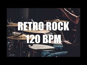 DRUMS RETRO ROCK 120 BPM 4/4