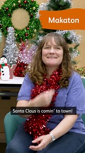Watch our incredible team show you how to sign in BSL, Makaton and sing this popular festive saying! 🎅 | Sense