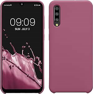 kwmobile Case Compatible with Samsung Galaxy A50 Case - TPU Silicone Phone Cover with Soft Finish - Orchid Violet