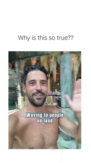 empty on Instagram: "The post features a split-screen video contrasting enthusiastic waves from boaters to shore visitors (reciprocated warmly) with ignored waves from land to boats, capturing a relatable social dynamic with 2.7 million views. Posted by @saylordocs , a Bitcoin insights account, this lighthearted clip deviates from typical content but taps into universal humor about low-risk greetings, as boat waving avoids awkward follow-ups due to natural separation. User replies attribute its 