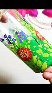 🌿🌷🌸🪻 Bottle Painting Idea 💡 Recycled Craft 😍 #diy #bottlepainting #bottleart #bottlecraft #recycledart #recycling #bestoutofwaste #homedecor #1minutevideo #1minutecraft #1millionviews #vakartcraft #fbreelsfypシ゚viralfbreelsfypシ゚viral #fbreelsfypシ゚viralシ #fbyシvideo #reelschallengereelschallenge #reelschallenge #reelsfacebook #trendingreel #trendingvideo #trendingnow #trend | Vak - Art & Craft