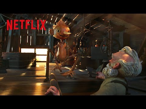 圧倒的実在感 - まさに命の宿ったピノッキオ登場シーン | ギレルモ・デル・トロのピノッキオ | Netflix Japan