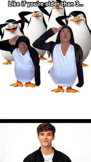 Penguin Dance Challenge 😂 WAIT FOR IT!#shorts #shortsfeed #americantrend