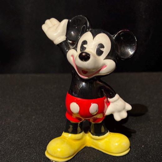 Vintage Walt Disney Productions Japan Mickey Mouse Figurine - Etsy