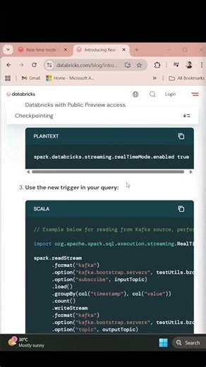 Structured Streaming Real-Time Mode | Sub-Second Latency #PySparkTips #Streaming