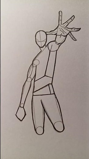 draw perspective pose #drawing #sketch #tutorial #desenho #sketchbook