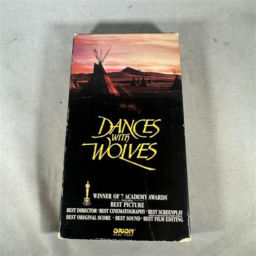 Dances With Wolves VHS Orion Home Video Kevin Costner PG13 1990 Movie - Etsy UK