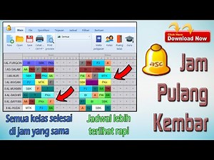 Bisa Bareng, CARA SETTING JAM PULANG SAMA JADWAL PELAJARAN ASC TIMETABLE 2023
