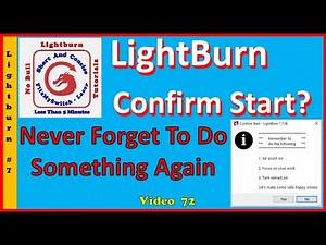 Never Forget Your Air Assist Extract Again With This Simple Lightburn Trick! Job checklist