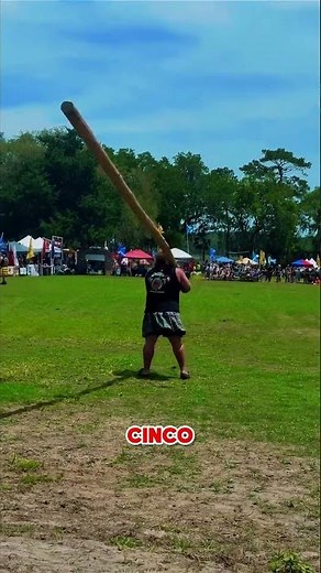 “The hardest log throw ever performed” #shorts #viral #curiosities #shortsfeed