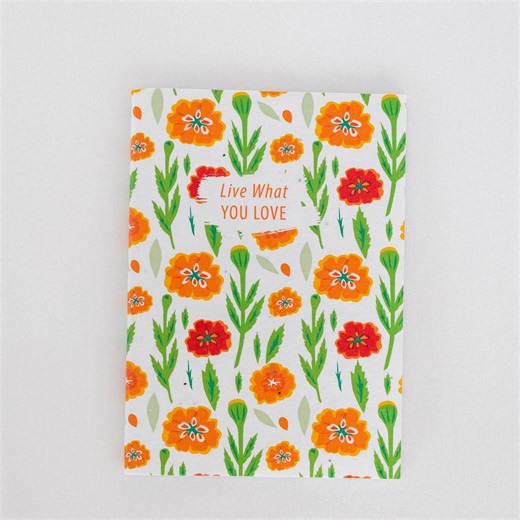PURPLE AND PURE Plantable Notebook Set | Seed-Embedded Eco Gift | Design Orchard