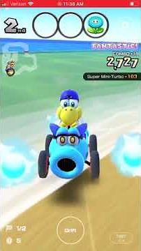 Blue Koopa (Freerunning) Showcase - Mario Kart Tour (Main Account)