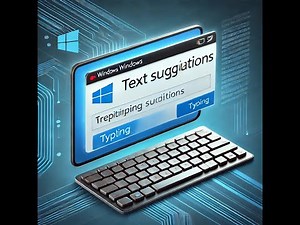Enable typing suggestions in windows 11