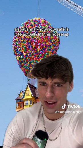 Floating Real Life Up House and Its Creation Process