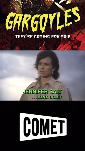 Comet TV on Instagram: "Ancient evil awakens in Gargoyles! When a journalist (Jennifer Salt) and her father (Cornel Wilde) stumble upon a hidden colony of gargoyles, they uncover a terrifying secret lurking in the desert. Don’t miss this cult classic, airing Saturday at 4/3c on COMET!"