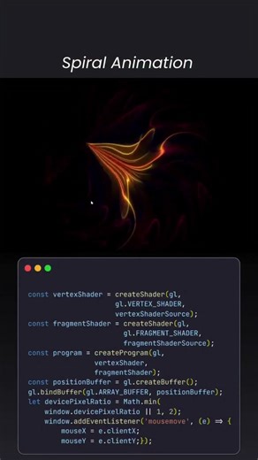 spiral Animation #frontend #backend #coding #html #css #webdesign #programming #python #javascript