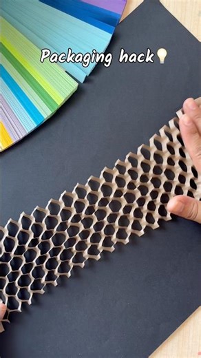 ⚠️Small business owners, save this. Last-minute packing hack when packing roll is over ✂️