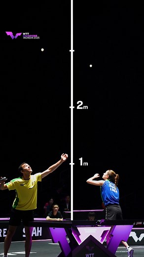 World Table Tennis | Higher, further, faster 🌟 Who did it better? 👀😉 #WTTIncheon #TableTennis | Instagram