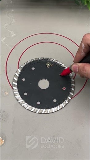 A Cutting Disc with Perfect Circles#diy #tips #tools #cutting #precision #solutions