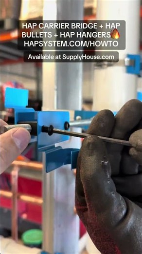 HAP CARRIER BRIDGE + HAP BULLETS + HAP HANGERS 🔥 #HoldAndProtect #Plumbibg #Pipe