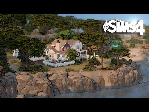Huge family house on the beach | The Sims 4 speed build