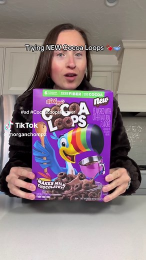 Experience the New Cocoa Loops Chocolatey Cereal!