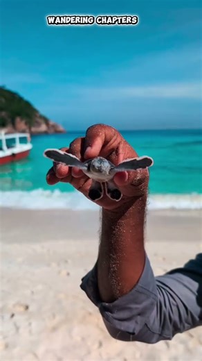 Baby Turtle Flying 😅