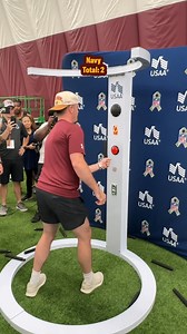 Had to break out the flag reaction test | USAA | Washington Commanders