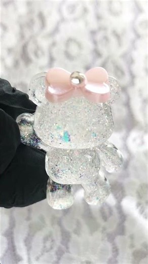 初投稿:顔つけようか迷った#ハンドメイド #じゃらキー #キーホルダー #レジン #kawaii #じゃらじゃらキーホルダー