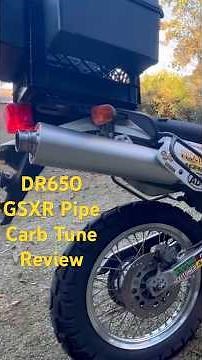 DR650 :: Exhaust/Carb Mods. #dr650 #suzukidr650