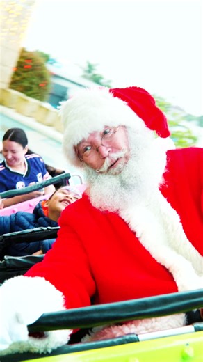 4.4K views · 21 reactions | Santa popped by Rainbow's End for some magical sleigh driving practice before the big day!✨ We may make it on the naughty list for spilling the beans, but we couldn't resist! One more sleep until Christmas!  | Rainbow's End | Facebook