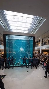 Mall aquarium disaster! A huge aquarium in the mall couldn’t handle the pressure — the glass shattered and thousands of liters of water with fish flooded the entire area. People ran in shock, while some just stood filming in disbelief. #wow #ai #fail #really #crash #aquarium #mallfail #flood #glassbreak #fishychaos #shockingmoment #shock #shit #oh #no | The.worldai