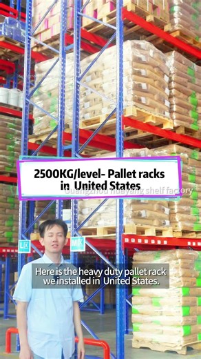 Heavy Duty Pallet Rack | Adjustable Capacity & Customizable Size