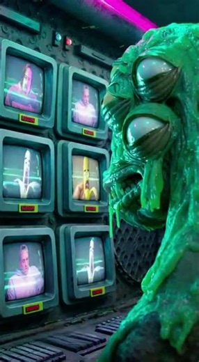 Alien Parody: Slop Monster Reacts to 100,000 Views 😳👽 (Earth Goes Crazy)