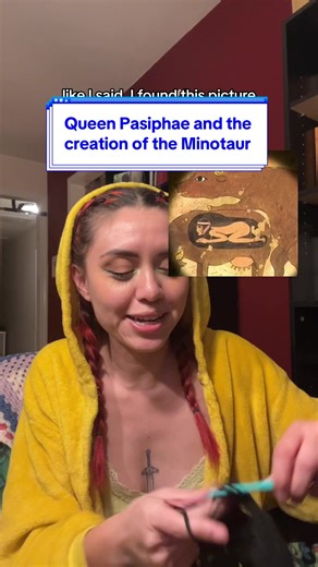 Pasiphae really went 😍🐂 #greekmythology #greekmy #minotaur