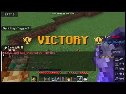 Minecraft JAVA MacePVP Epic Win with guys who Challenged Me
