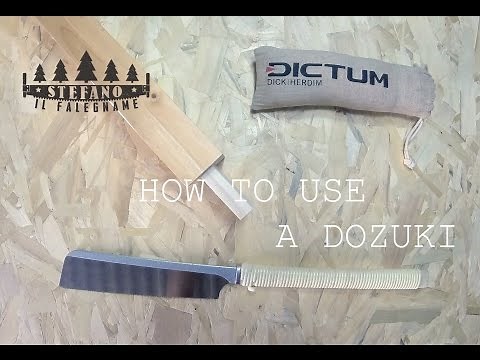 Come usare la Dozuki - How to use a Dozuki