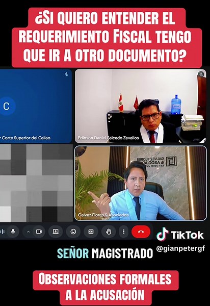 Requerimiento fiscal: observaciones formales a la acusación