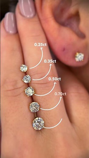 Diamond Studs by Size 0.5ct to 2ct
