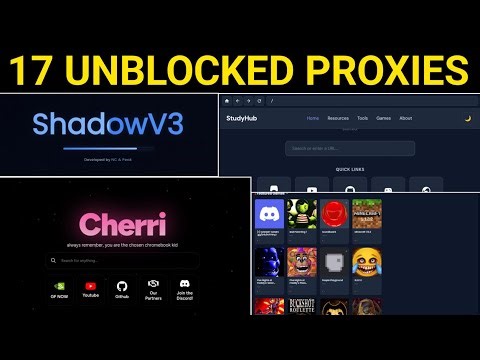 17 New Unblocker Websites For School Chromebook 2026