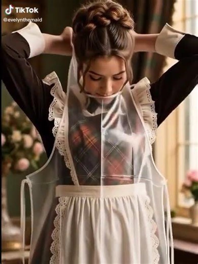 My new maid uniform. Ready to serve!. Mi nuevo uniforme de criada, lista para servir !.