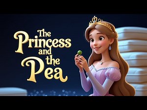 🌙 The Princess and the Pea | Magical Bedtime Story for Kids | Fairy Tale in English