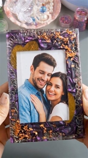 💜 Satisfying Resin Art | UV Photo Frame Keepsake 🖼️ | Resin Dreaming