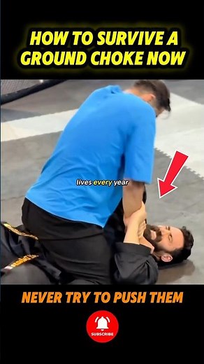 How To Escape A Ground Choke In 3 Steps 😱